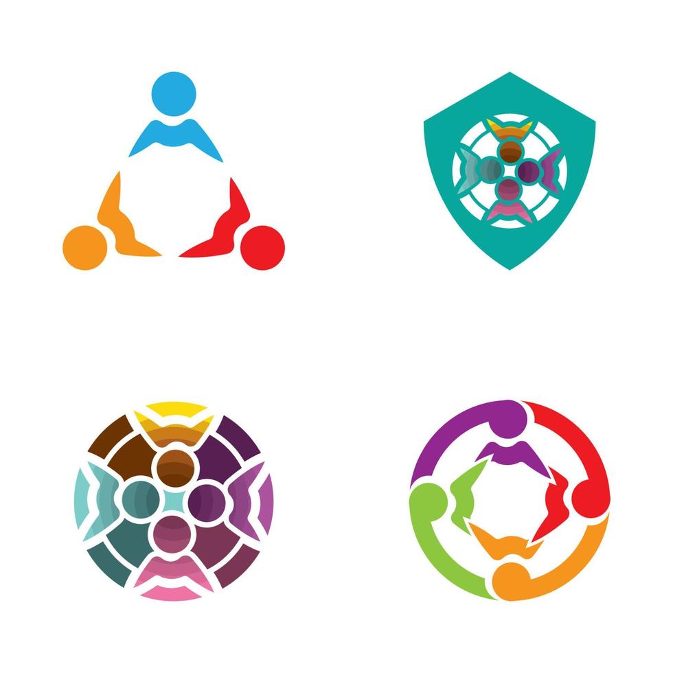 Community, network and social icon vector