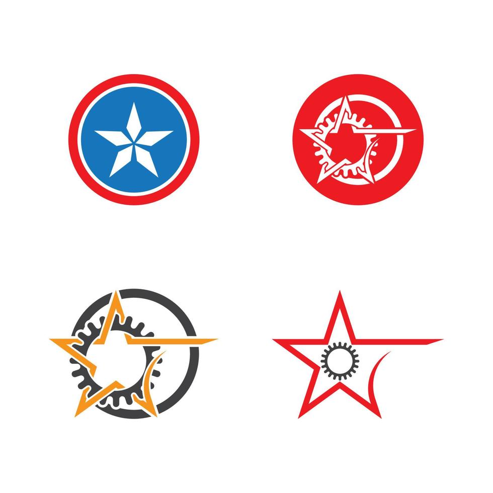 Star icon Template vector