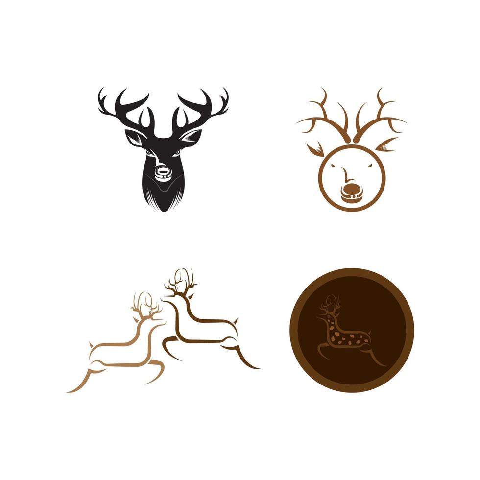 Deer vector icon illustration design