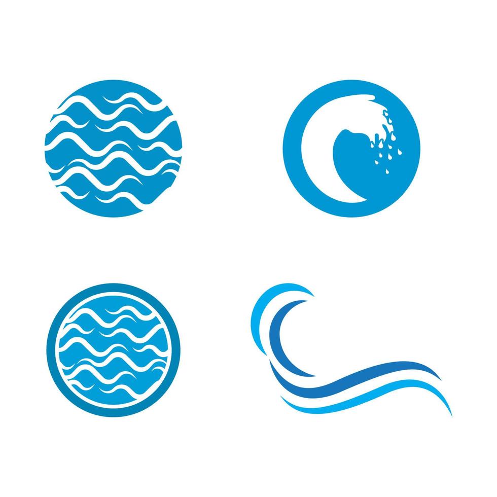 water wave icon vector illustration design