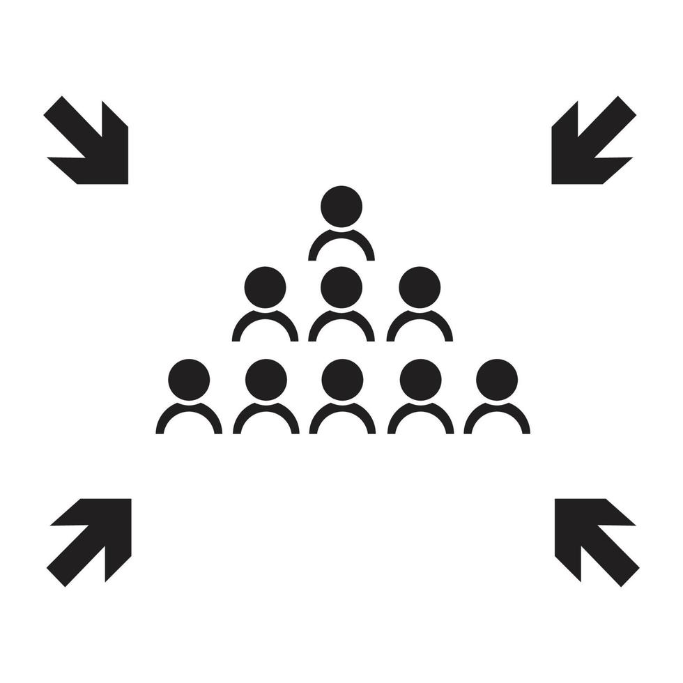 Emergency evacuation assembly point sign, gathering point signboard, vector illustration.