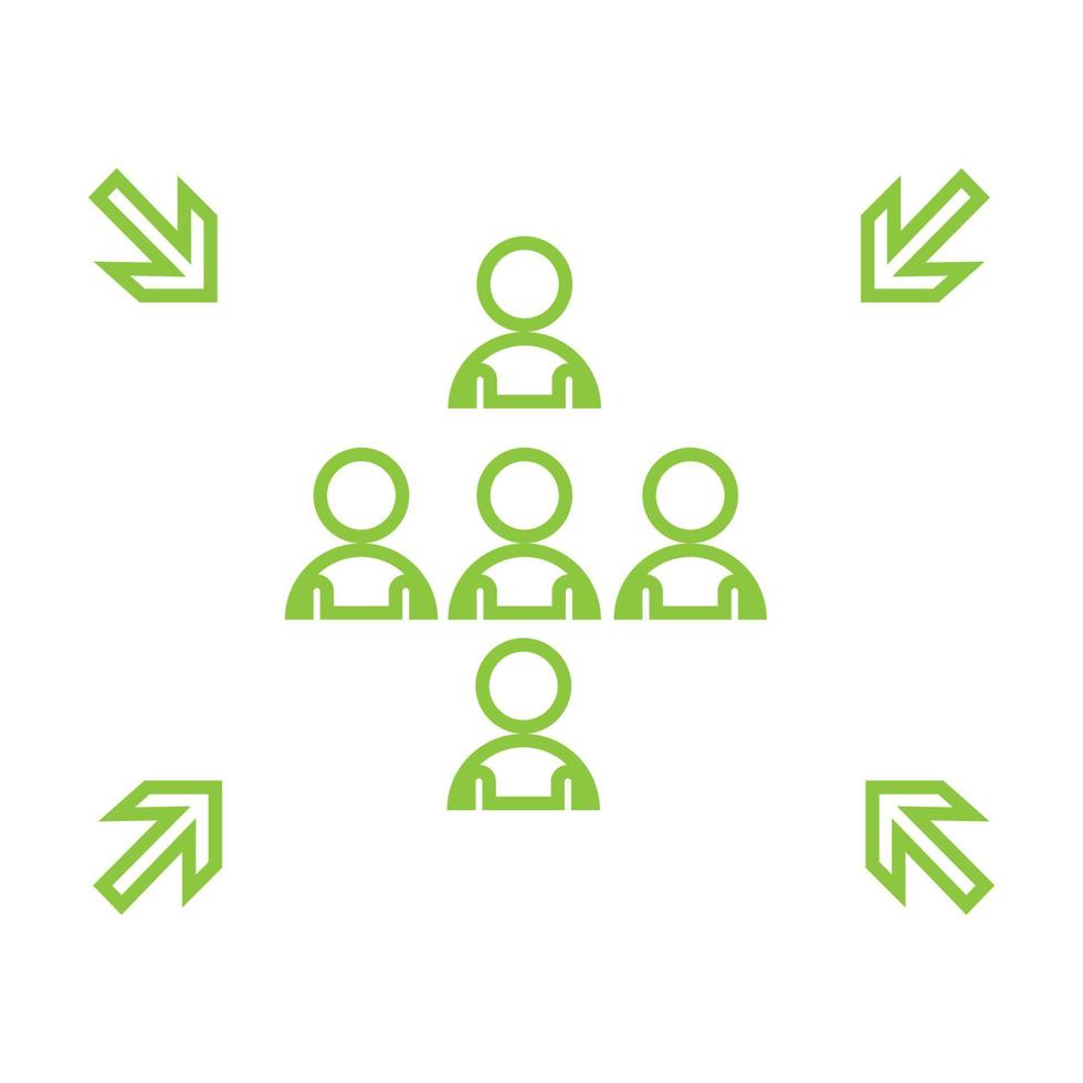 Emergency evacuation assembly point sign, gathering point signboard, vector illustration.