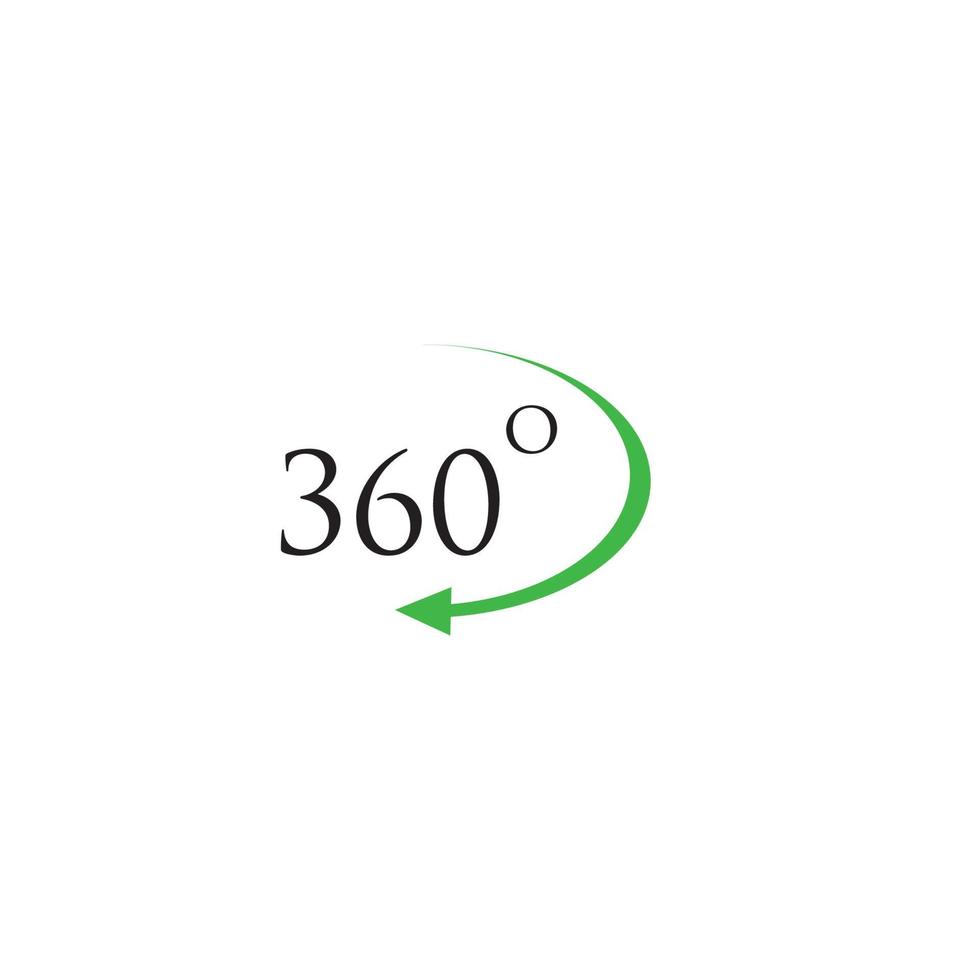 360 degress logo vector