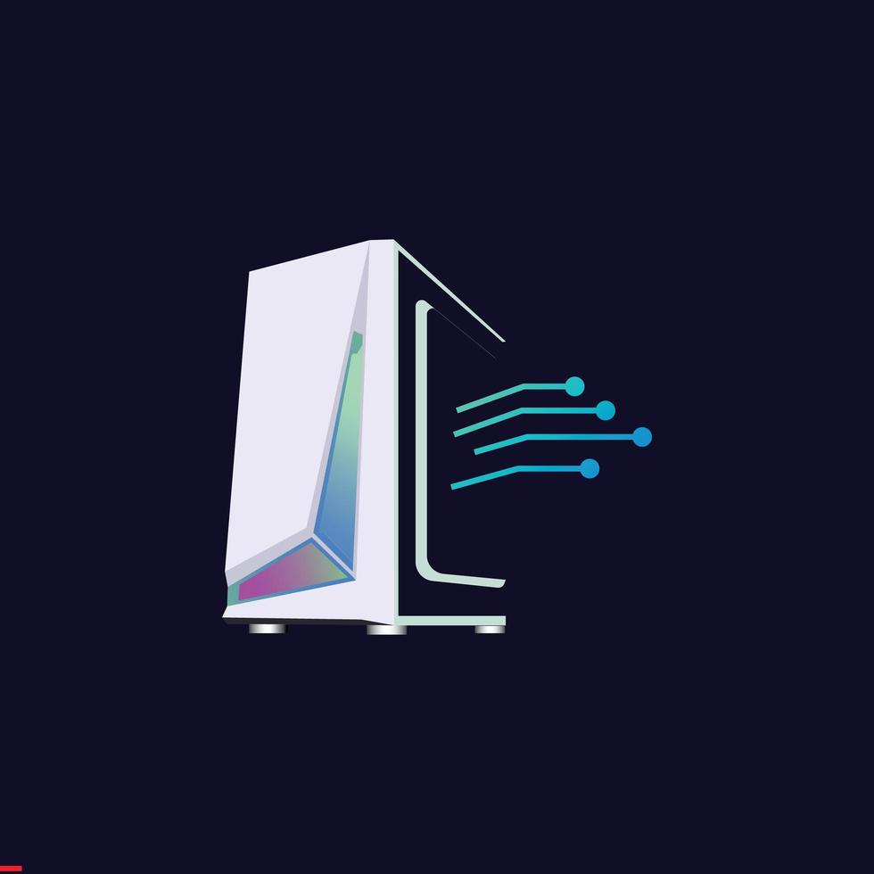 Technology Logo Design Template For Business and Company vector