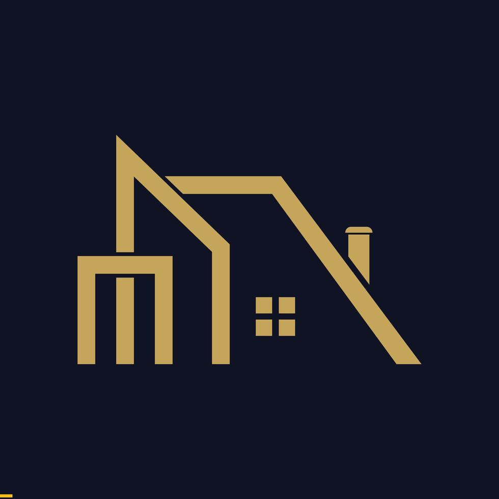 Plantilla de diseño de logotipo inmobiliario para empresas y empresas. vector