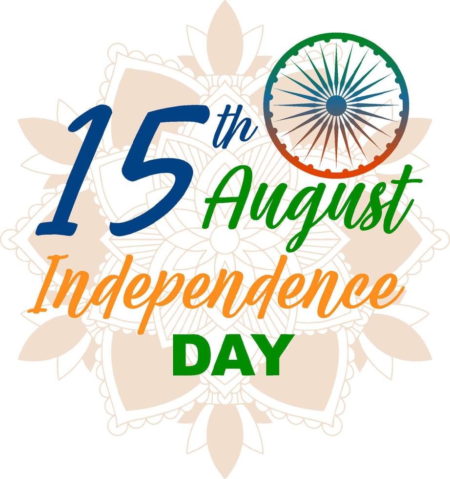 Indian Independence Day Poster vector