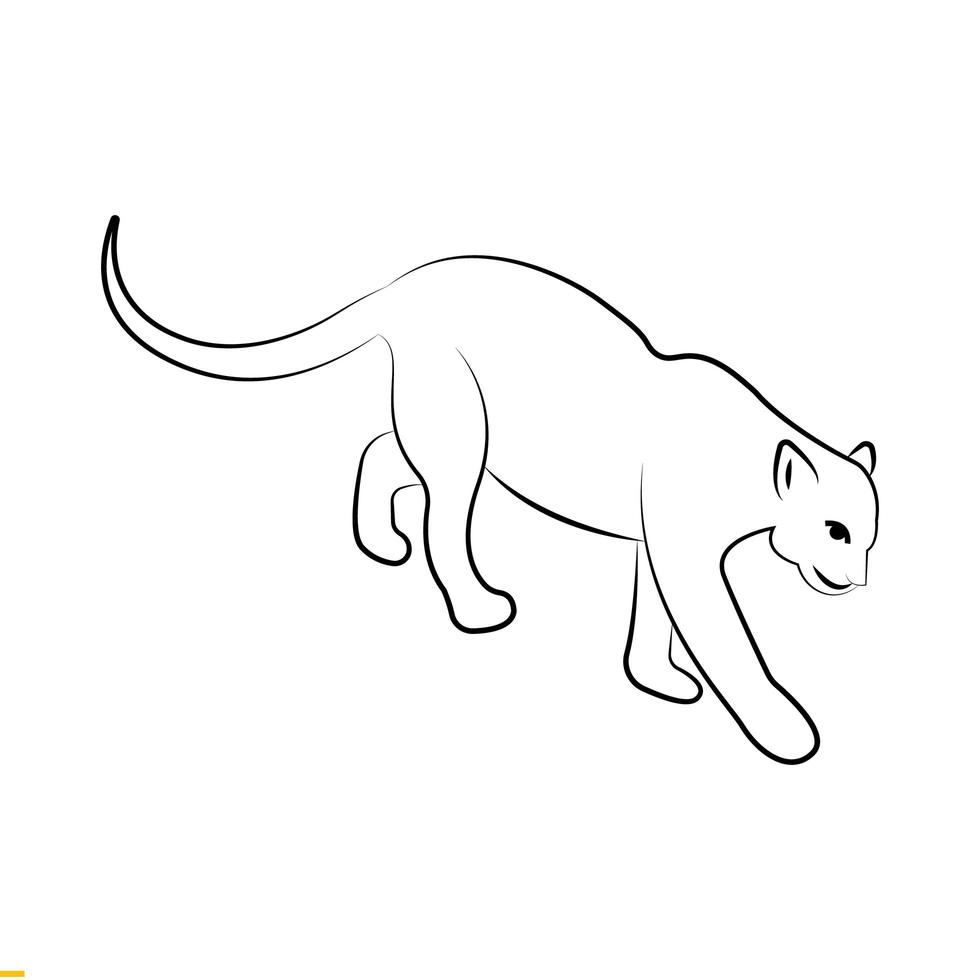 Cat Line Art Vector logo Design for Business and Company