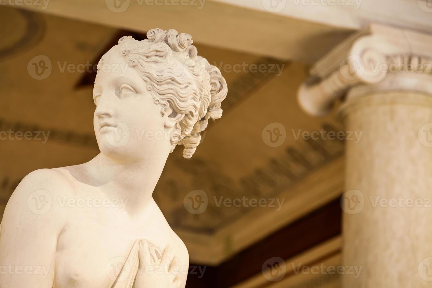 Venus Statue detail in Palazzo Ducale museum photo