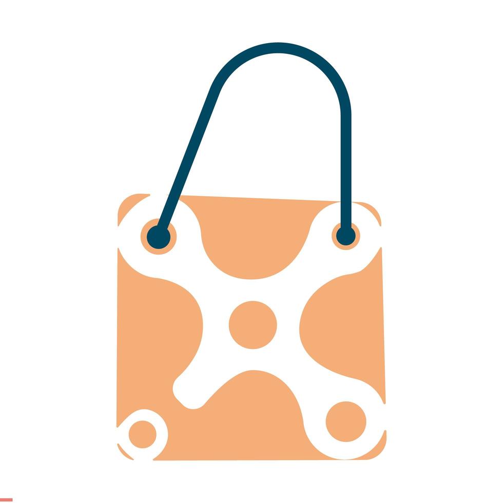 Ecommerce Shopping Bag Logo for Business and Company vector