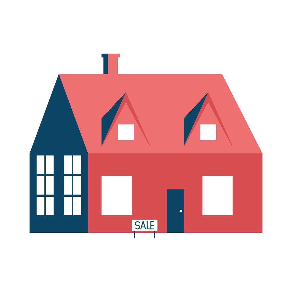 house sale icon vector