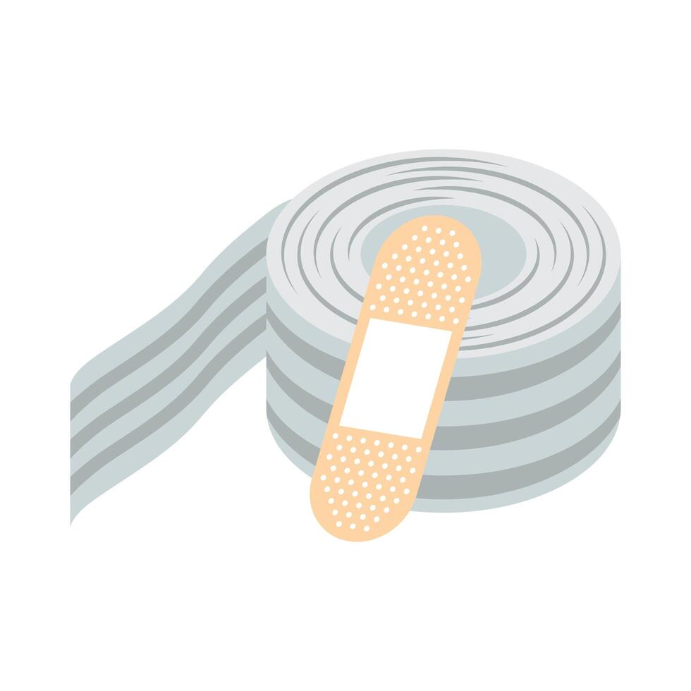 bandage and cure vector