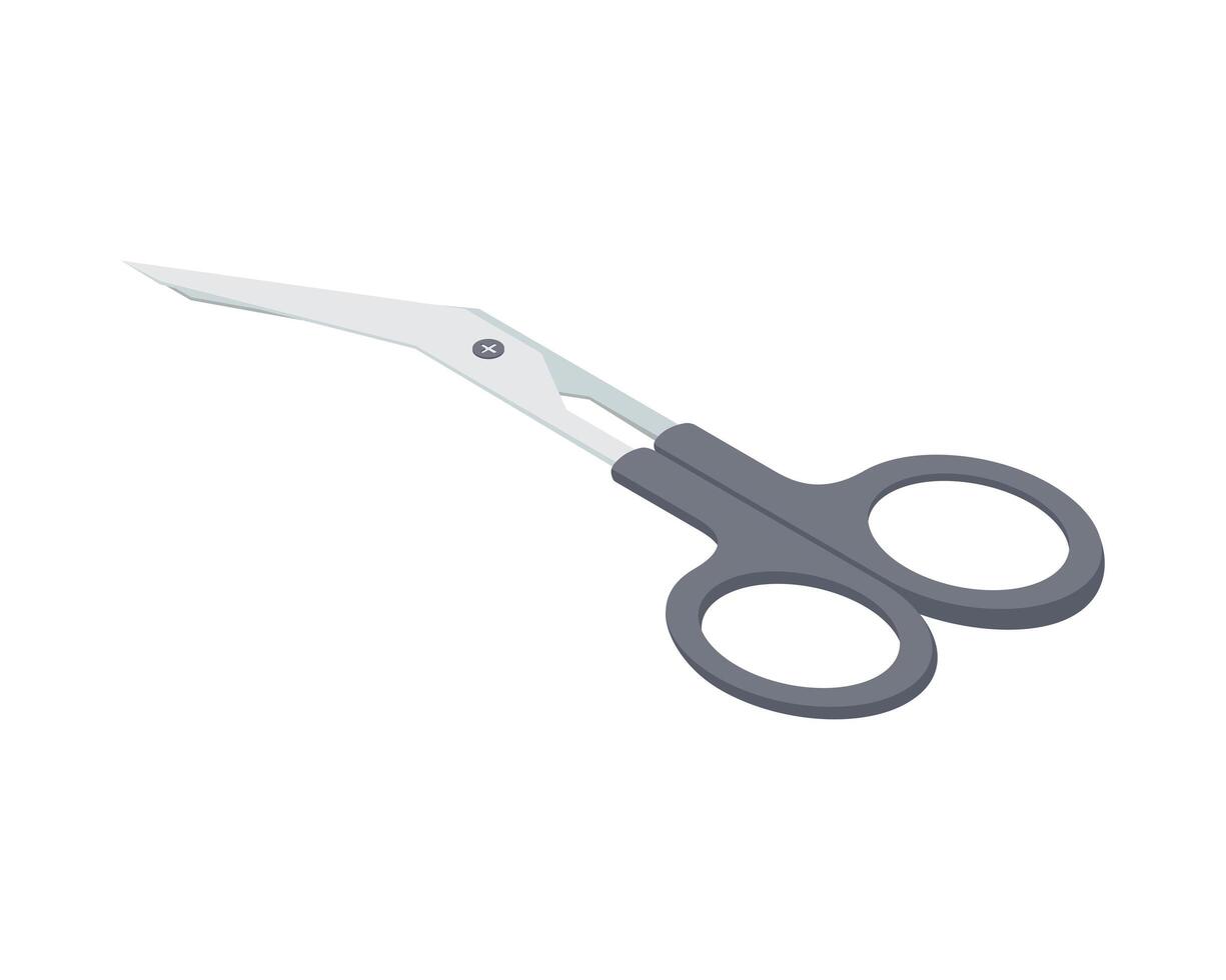 scissors surgery tool vector