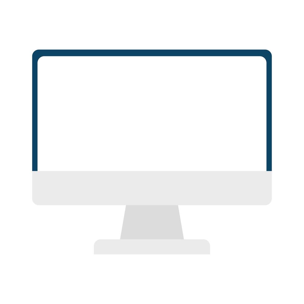 desktop computer device vector
