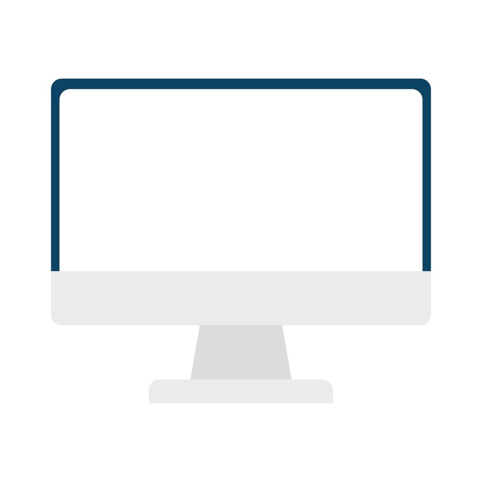 desktop computer device vector