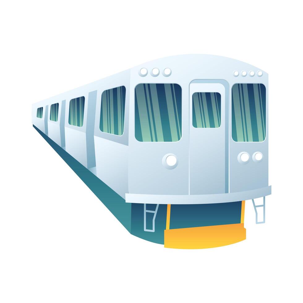 subway transport railway vector