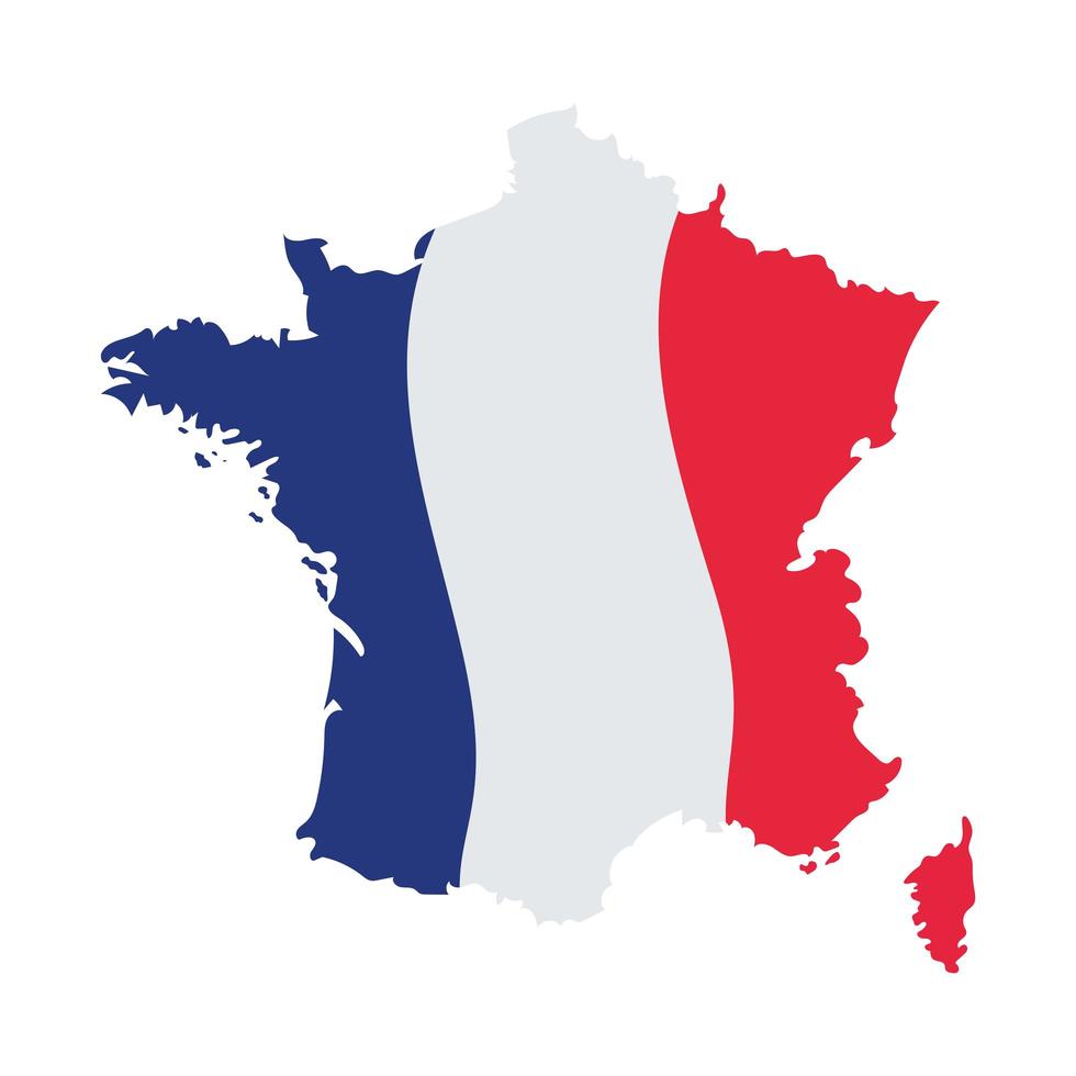 french map design vector