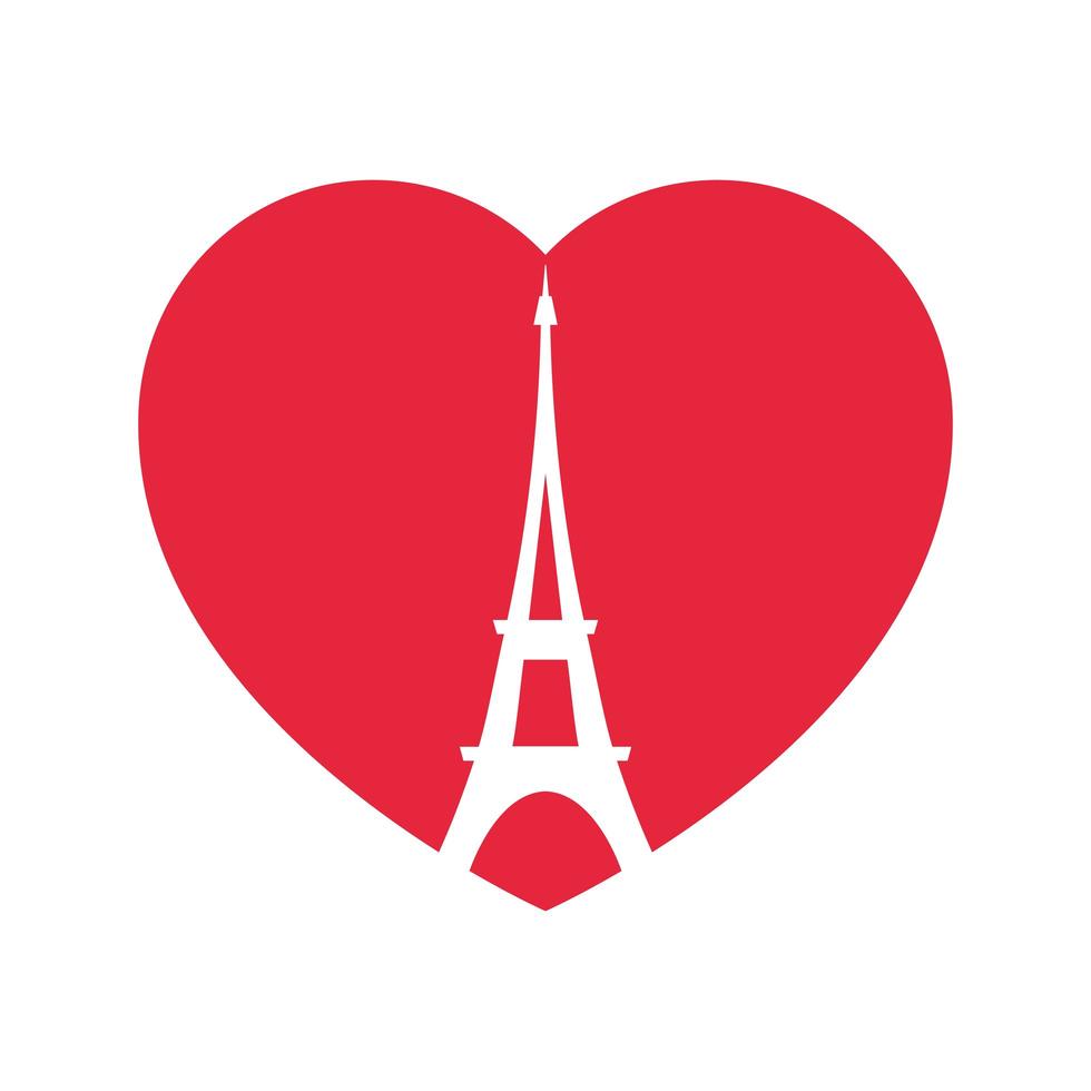 eiffel tower symbol vector
