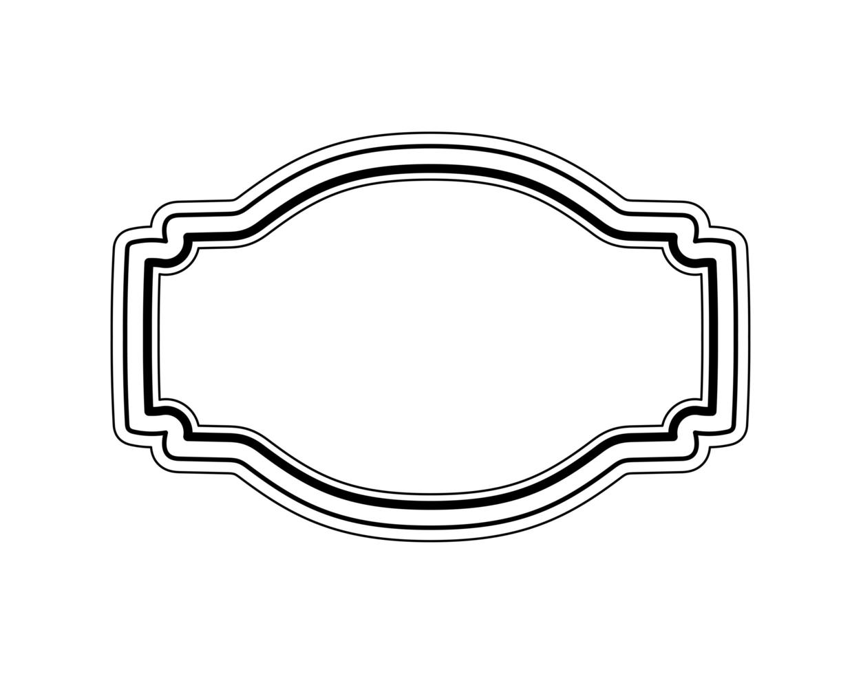 antique label illustration vector