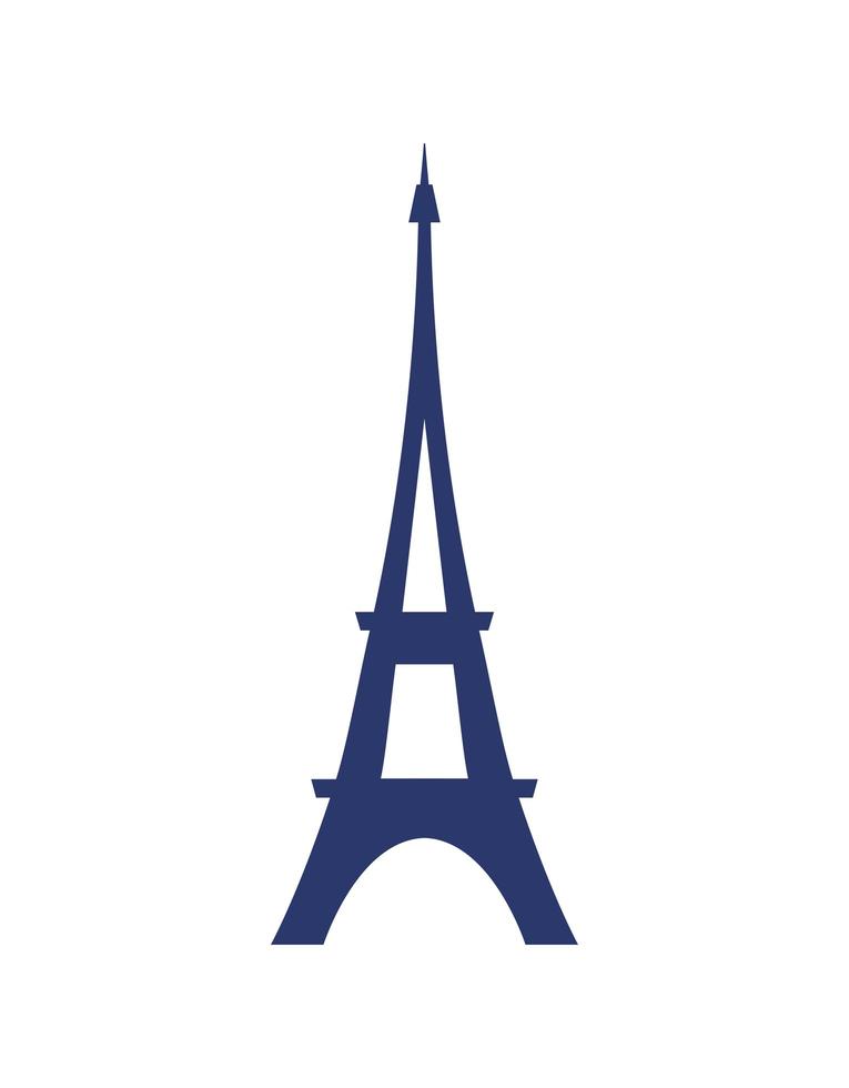 diseño de la torre eiffel vector