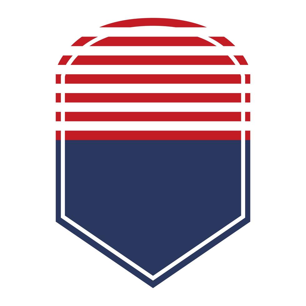 usa emblem icon vector