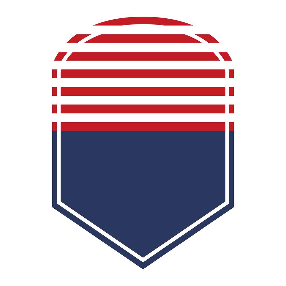 usa emblem icon vector