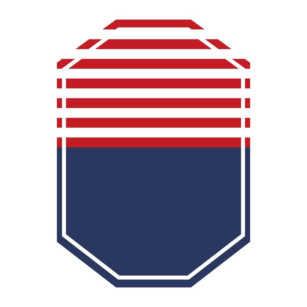 diseño de emblema de Estados Unidos vector