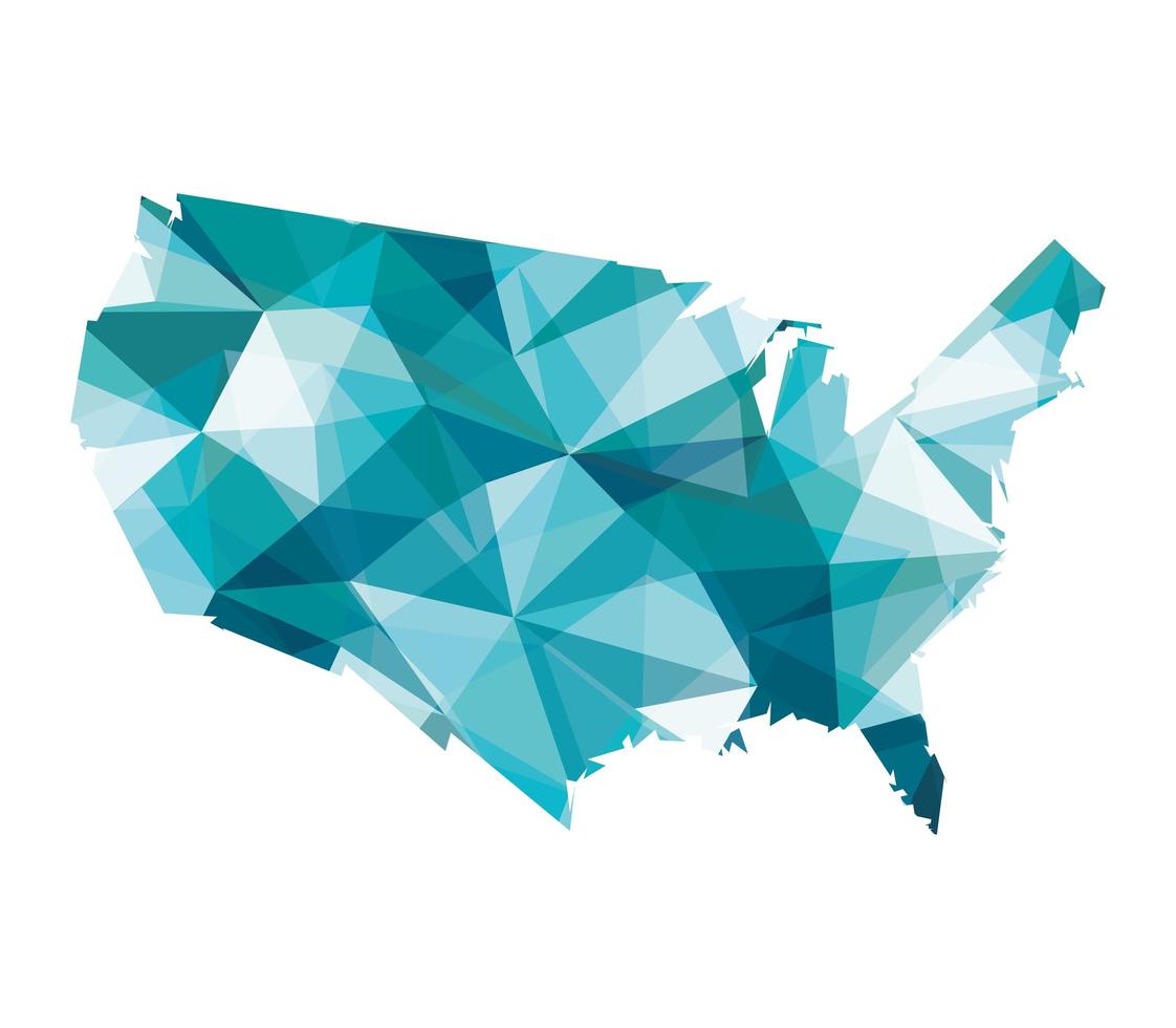 us map representation vector