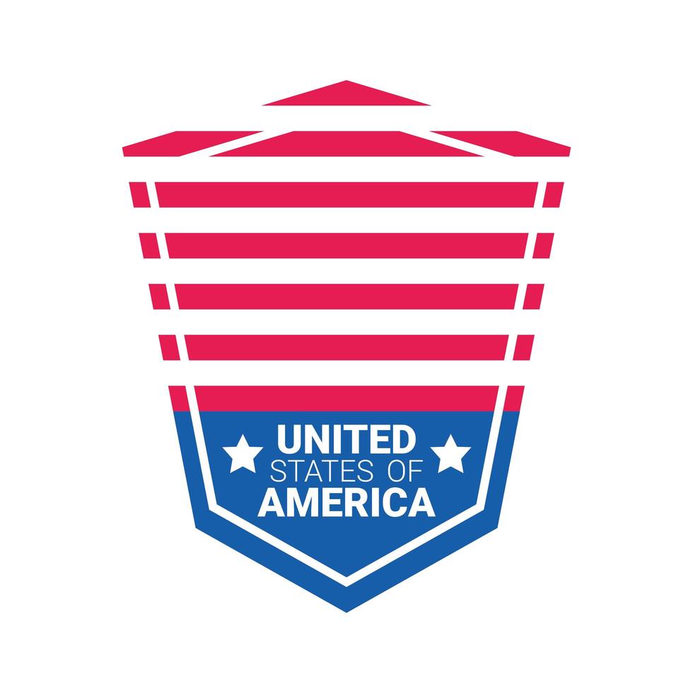 emblema de los estados unidos de américa vector