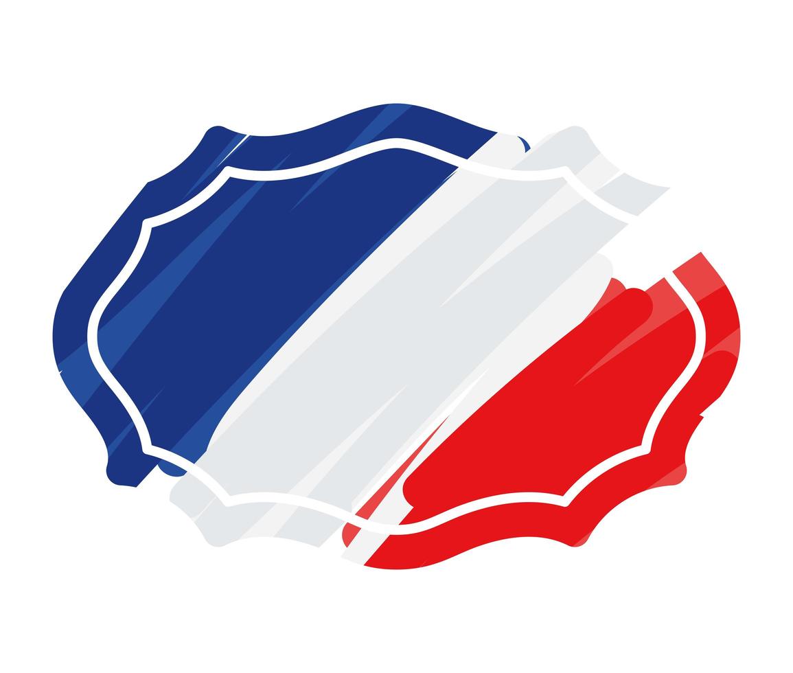 french seal design vector