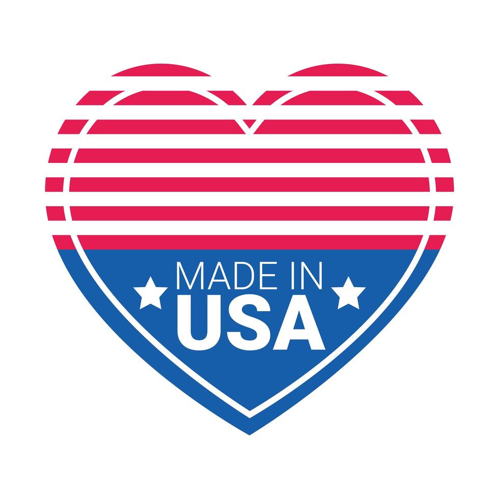 heart of usa vector