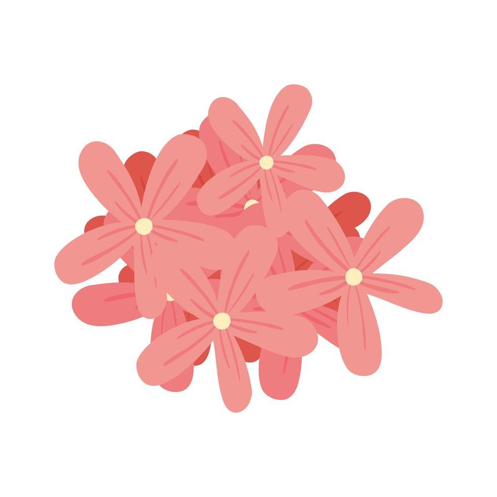 flowers nature decoration vector