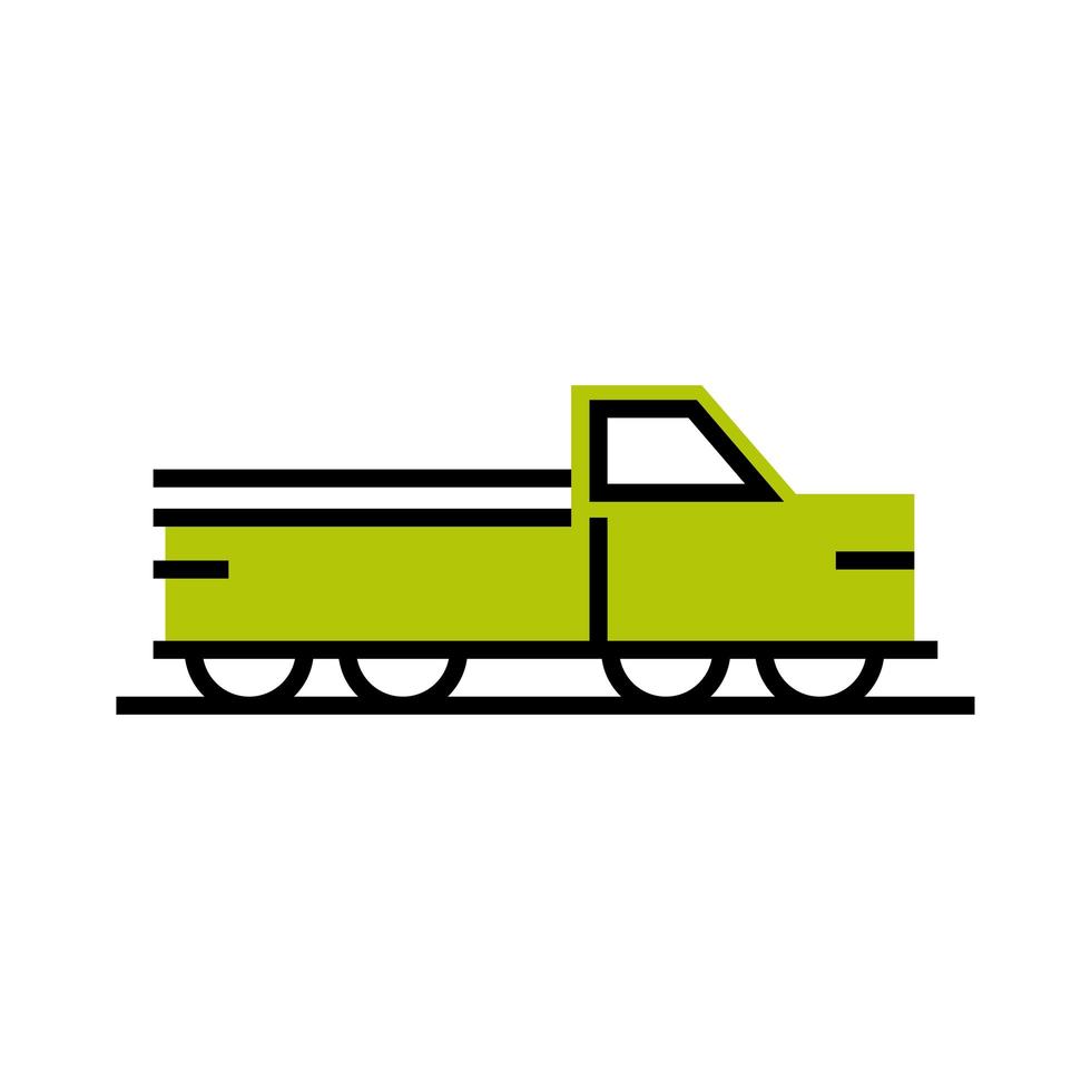 pickup transport linear vector
