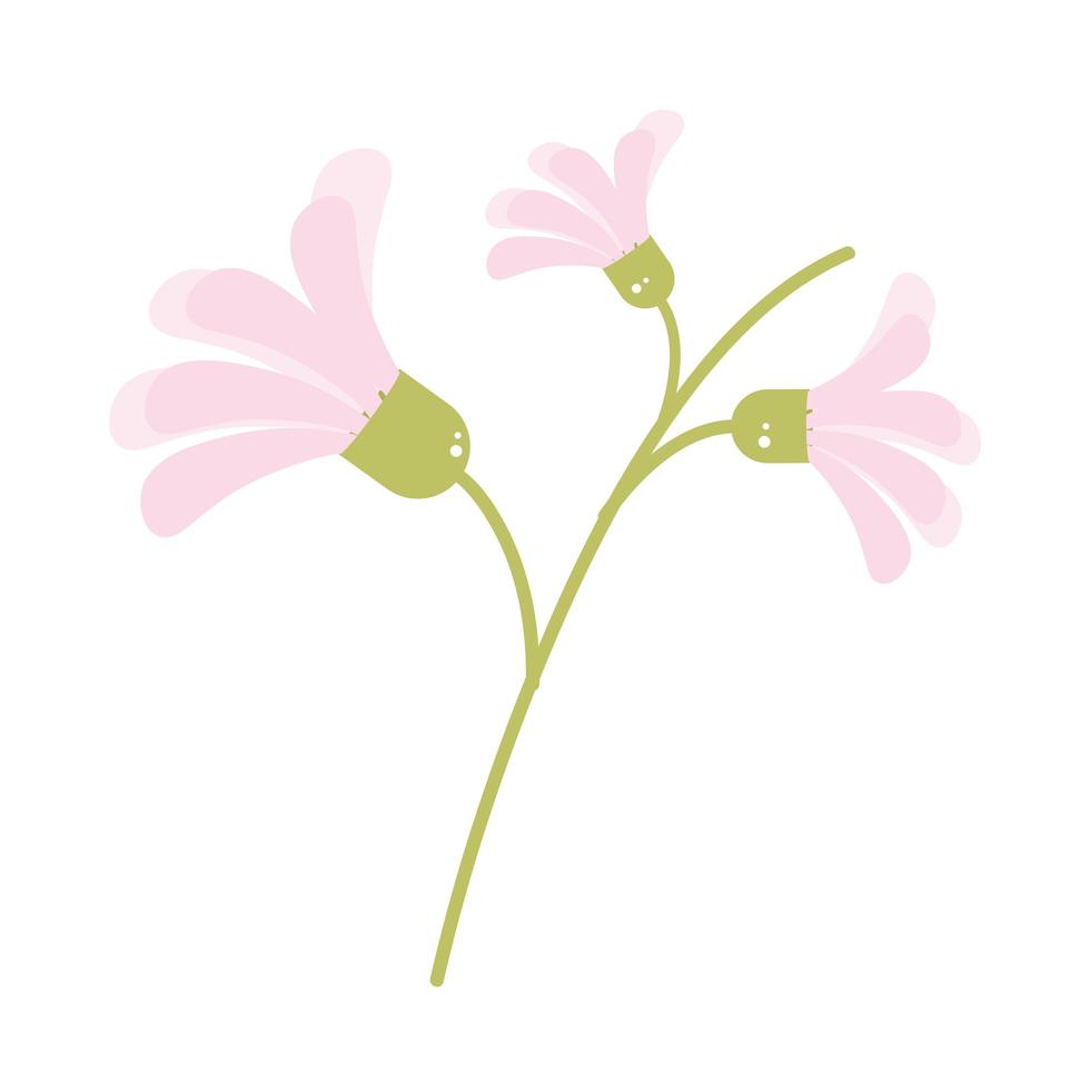 flower stem botanical vector