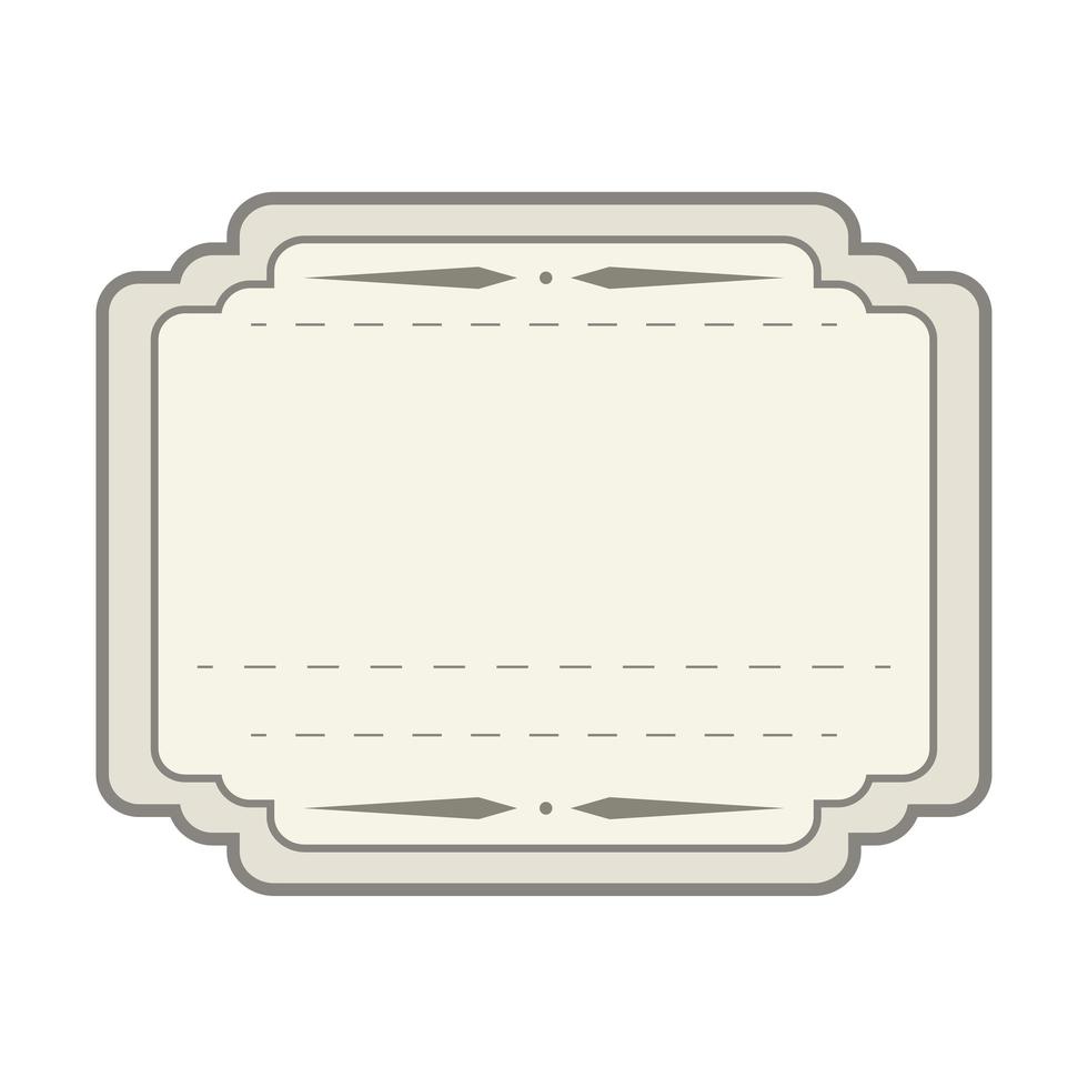 vintage label design vector