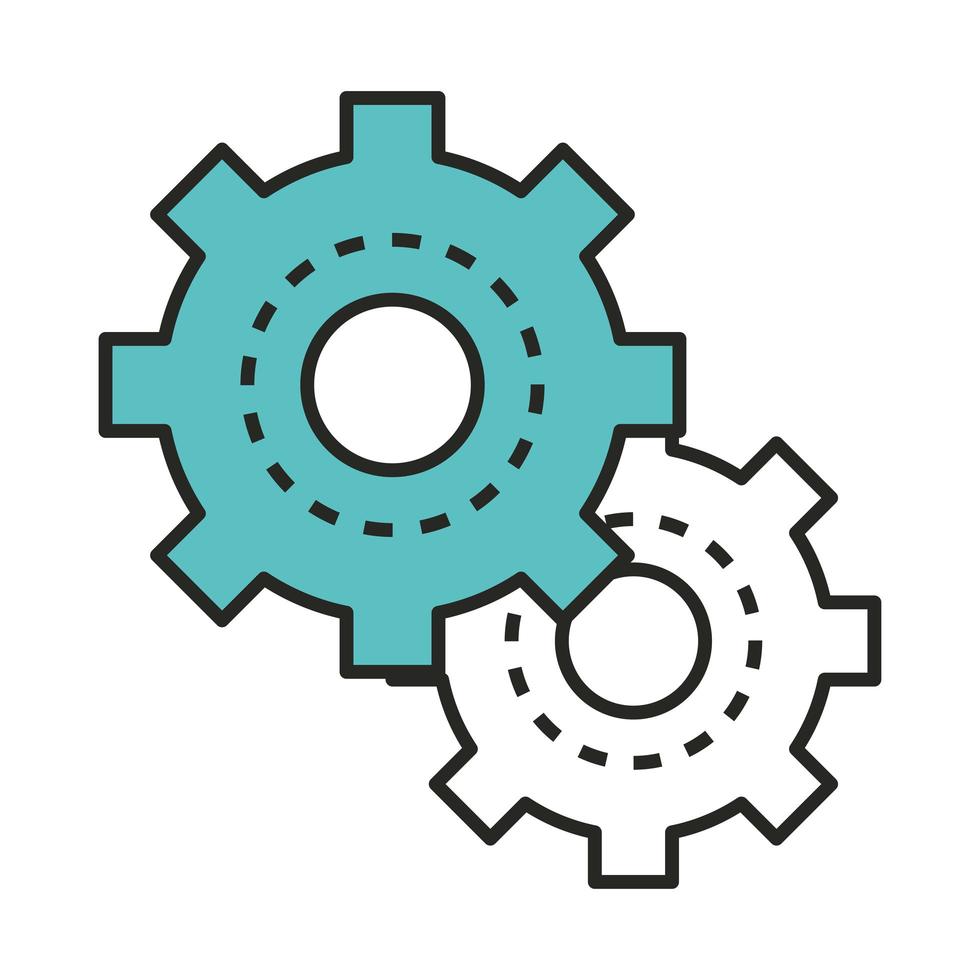 gears mechanical engineer vector