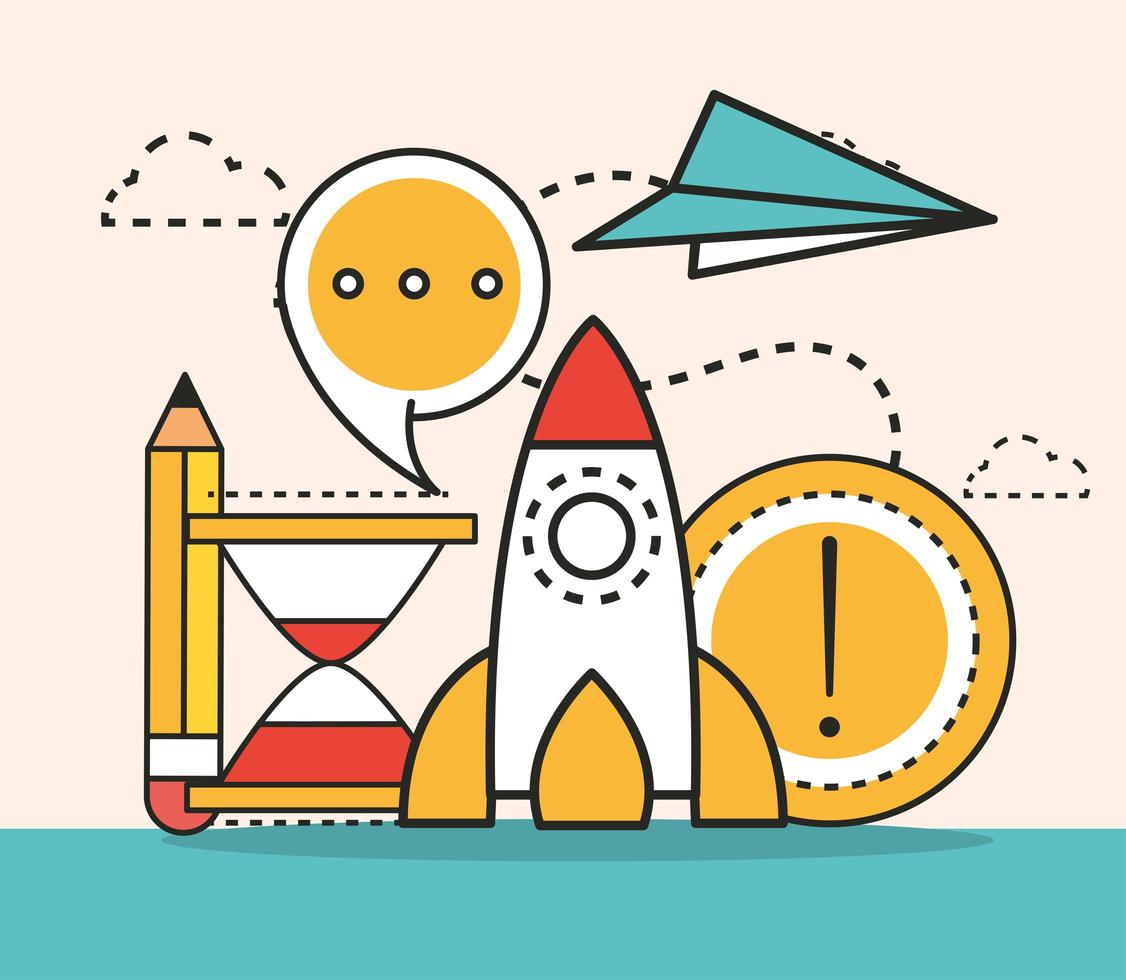 creativity process business vector