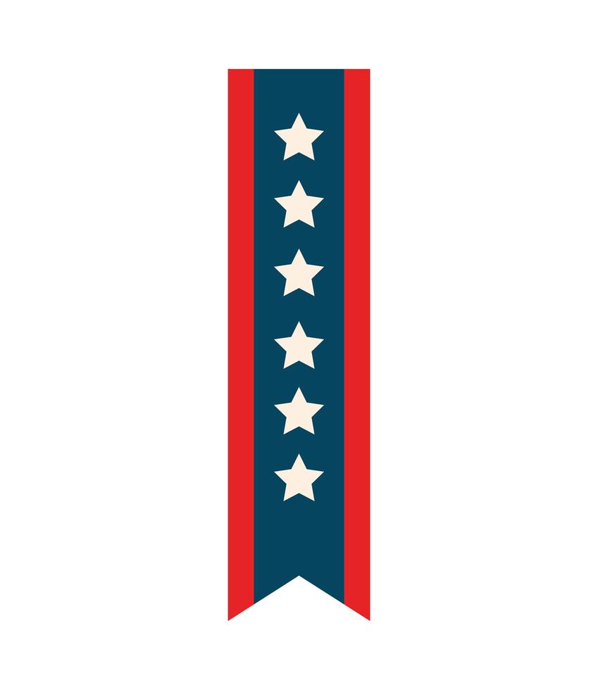 bunting decoration stars vector