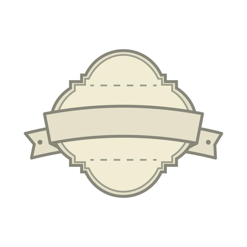 vintage label emblem vector