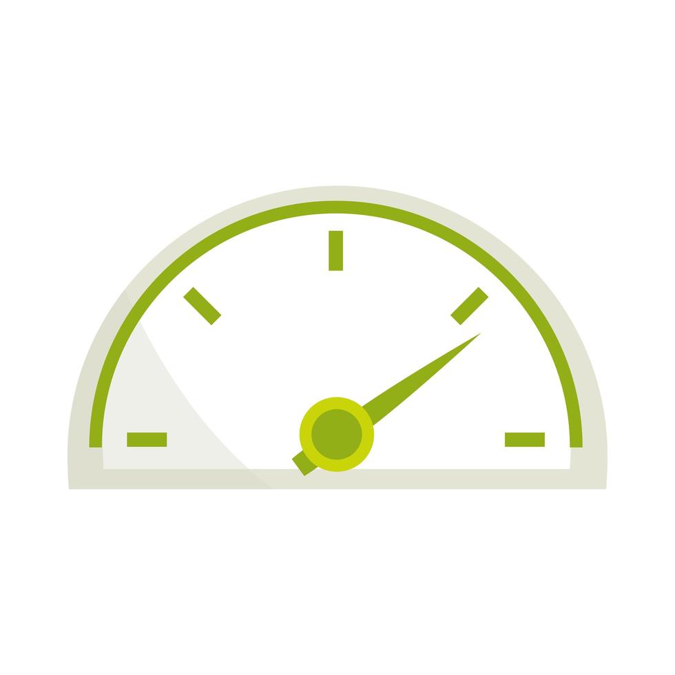 green car speedometer vector
