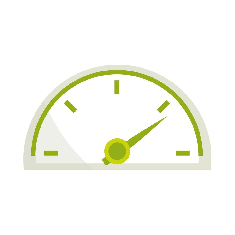 green car speedometer vector