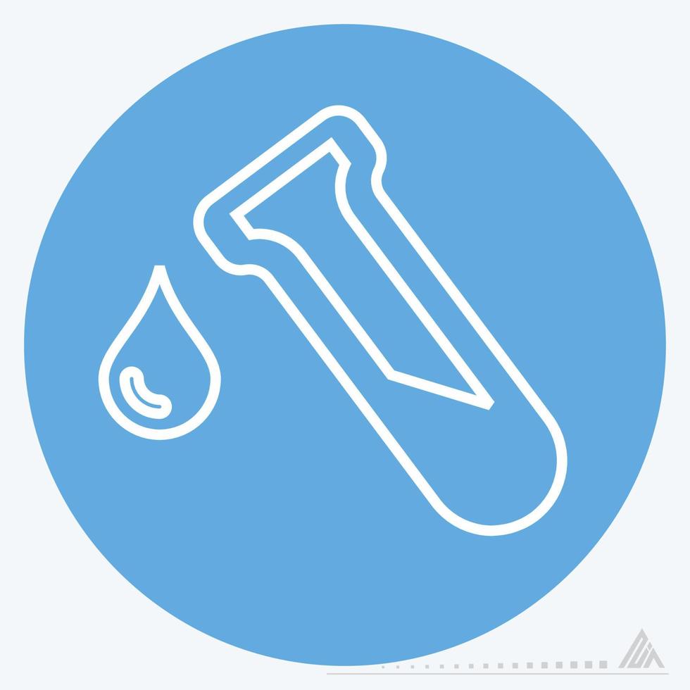 Icon Vector of Drop - Blue Eyes Style