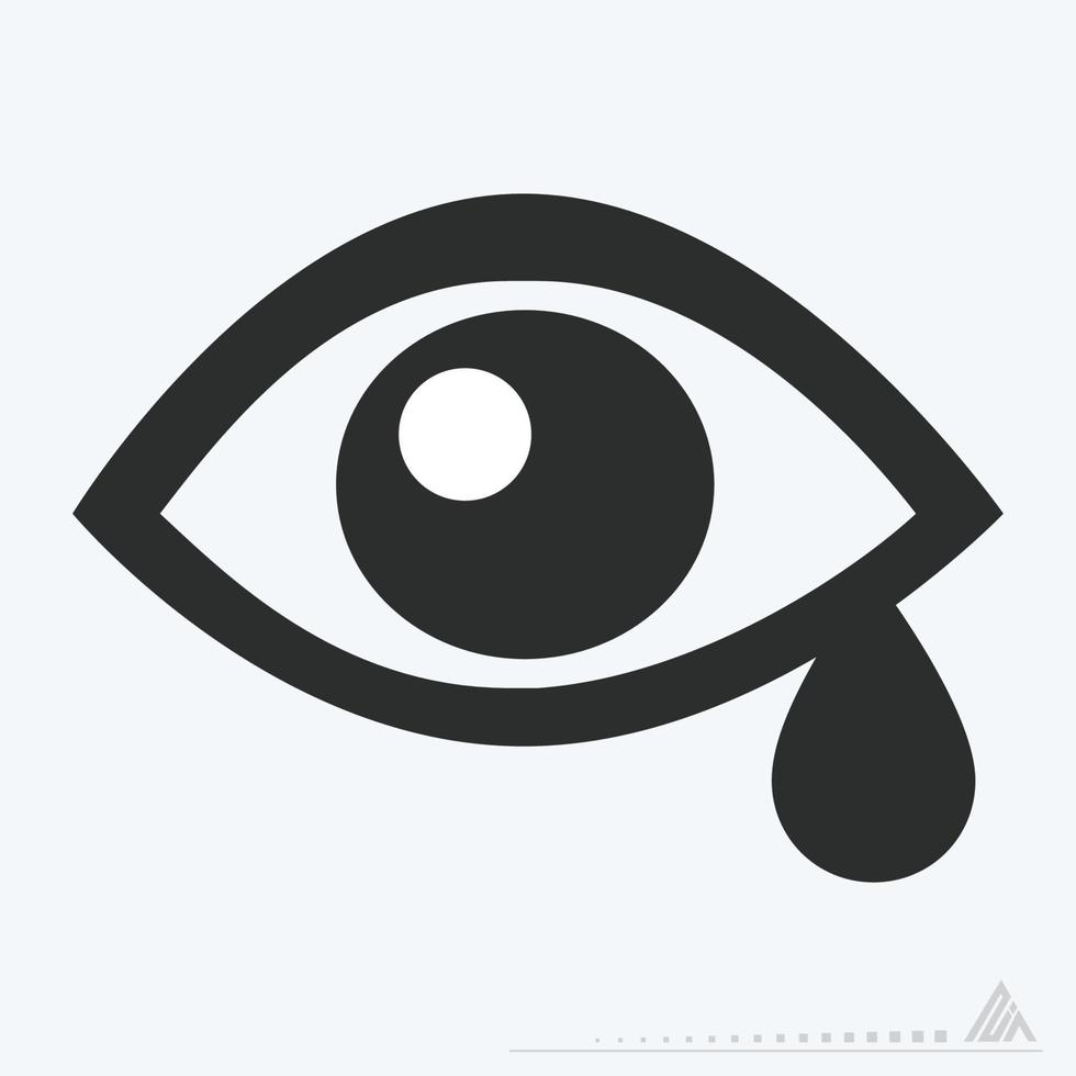 Icon Vector of Eye Exam 4 - Glyph Style