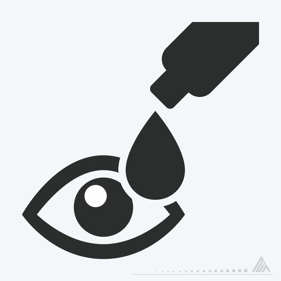 Icon Vector of Drop - Glyph Style