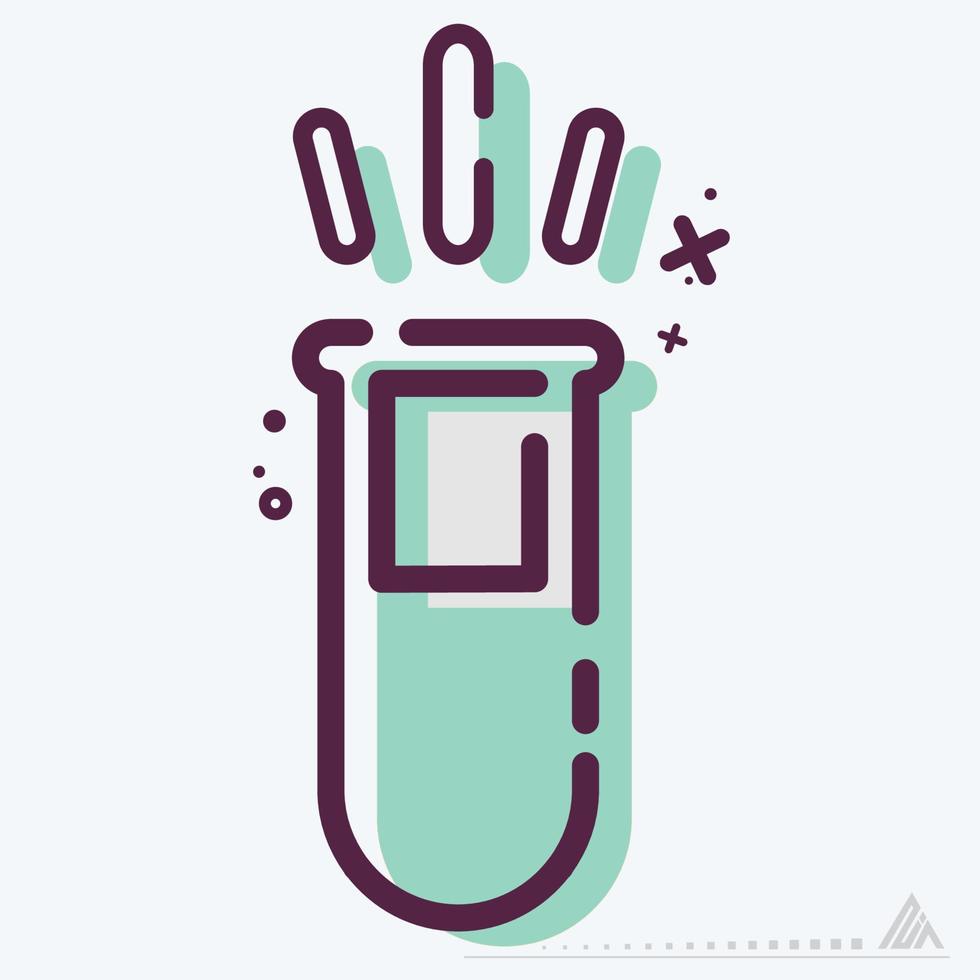 Icon Vector of Vials 5 - MBE Style