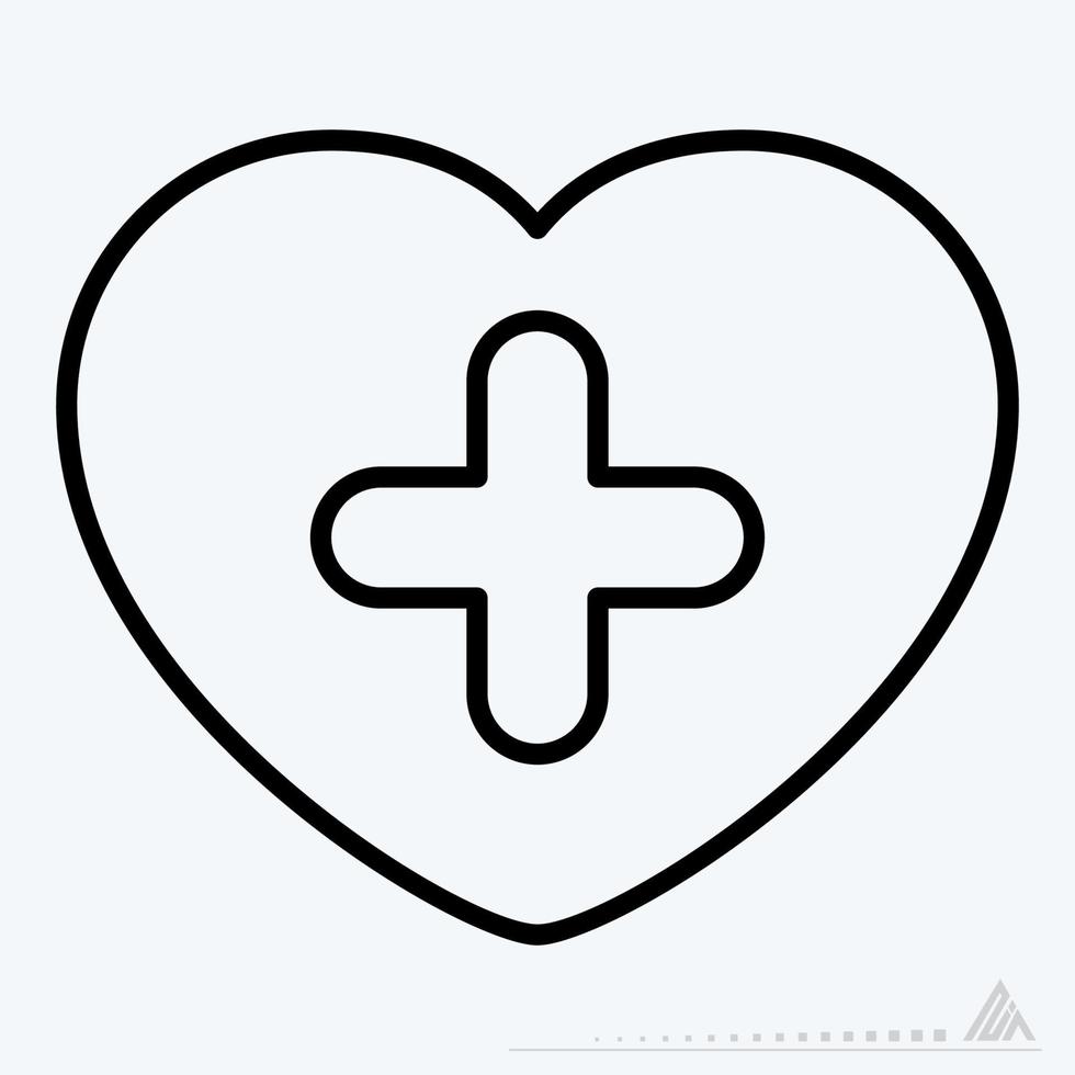 Icon Vector of Pulse - Line Style