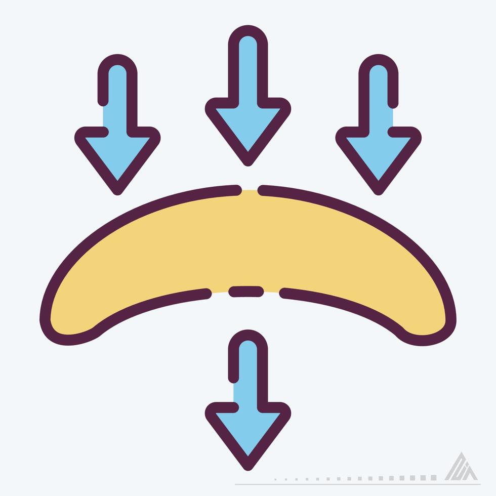 Icon Vector of Contact Lens - Line Cut Style