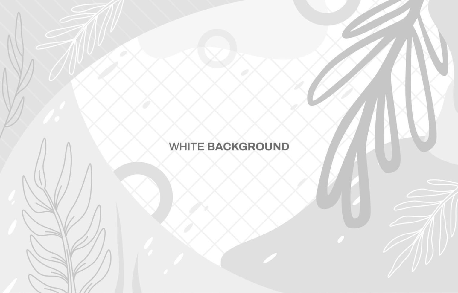 Minimalist White Background vector