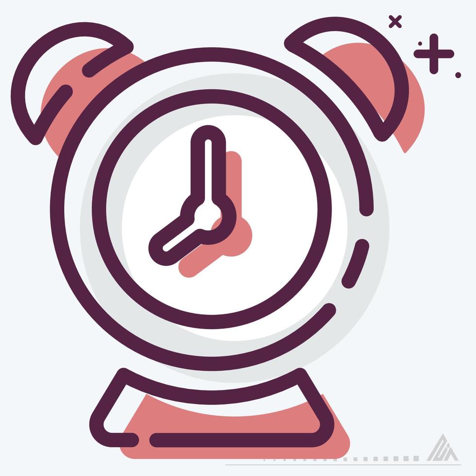 Icon Vector of Alarm - MBE Style