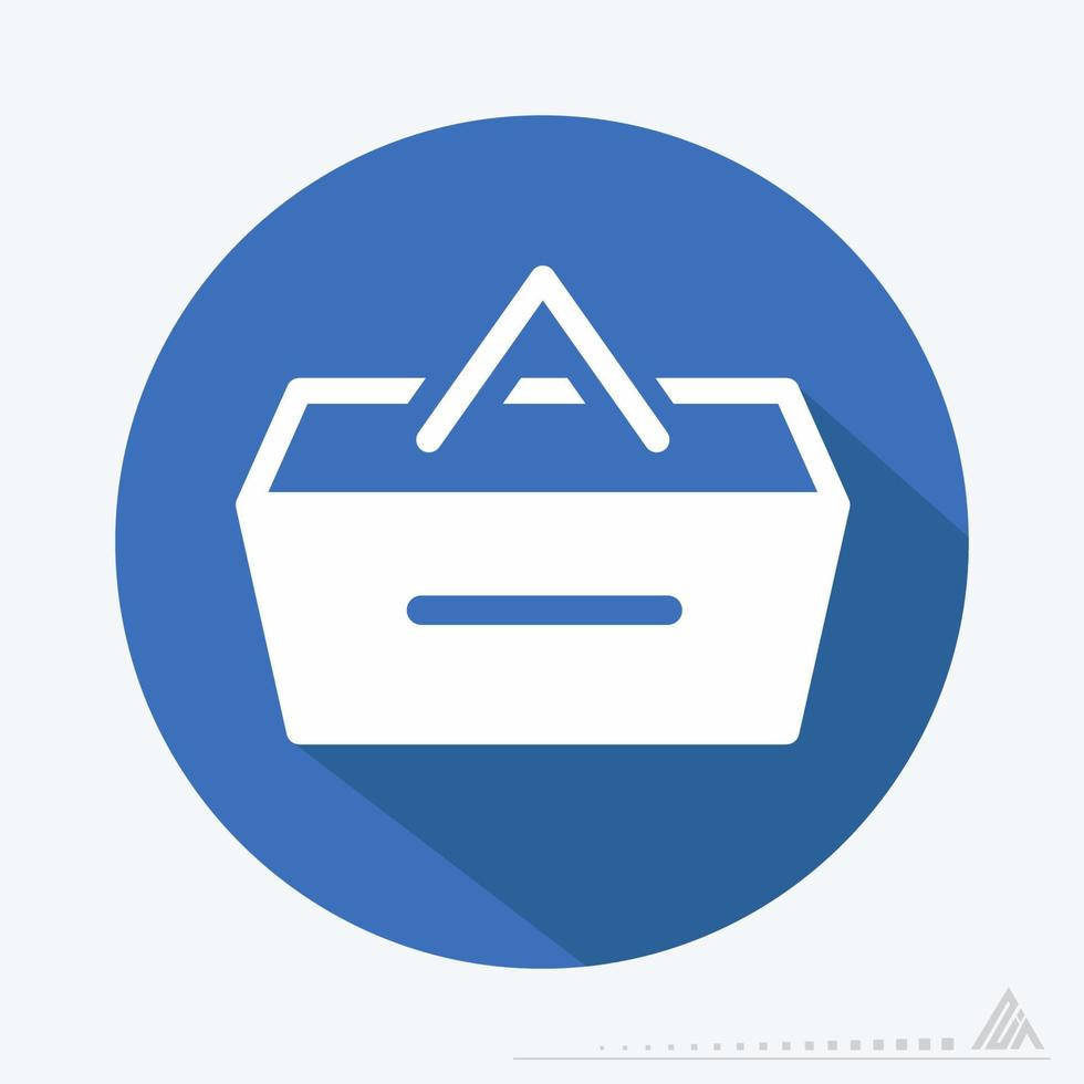 Vector Graphic of Lunch Basket - Flat Style