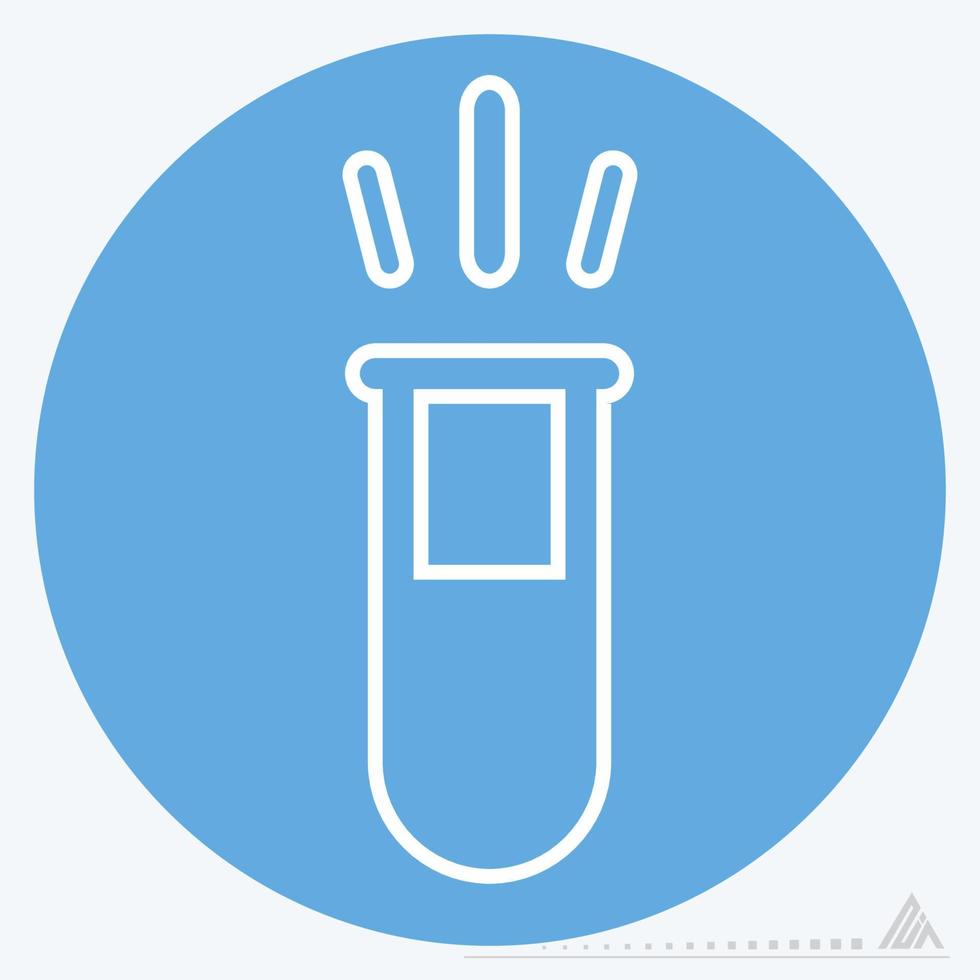Icon Vector of Vials 5 - Blue Eyes Style